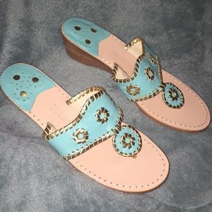 Jack Roger wedges flip flops